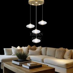 EASD-247  4’lü Sarkıt Gold LED Avize