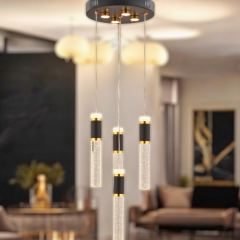 EAPV-164 4'Lü Kristal Sarkıt LED Avize