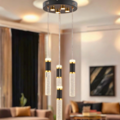 EAPV-164 4'Lü Kristal Sarkıt LED Avize