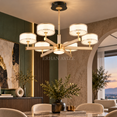 EASD-425 6’lı Modern Kollu LED Avize