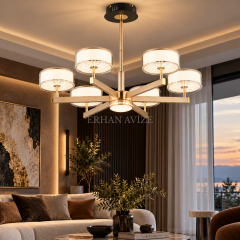 EASD-425 6’lı Modern Kollu LED Avize