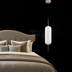 EASD-237 Büyük Tekli Sarkıt Gold LED Avize