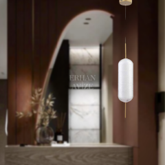 EASD-237 Büyük Tekli Sarkıt Gold LED Avize