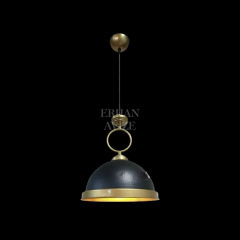 EAYM-5 26 Retro Siyah-Gold Avize