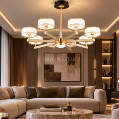 EASD-425 8’li Modern Kollu LED Avize