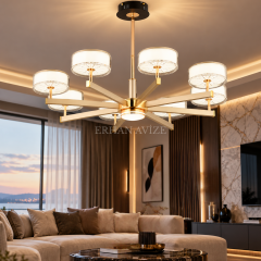 EASD-425 8’li Modern Kollu LED Avize
