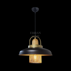 EAYM-4 32’lik Retro Siyah-Gold Avize