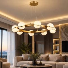 EADM-76 8’li Eskitme Modern LED Avize