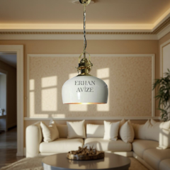 EAYM-2 30’luk Retro Beyaz Avize