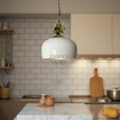 EAYM-2 30’luk Retro Beyaz Avize