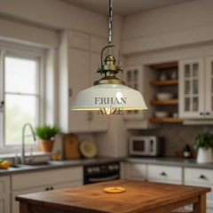 EAYM-10 35’lik Retro Beyaz Avize