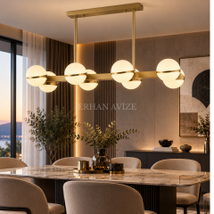 EADM-76 Yemek Masası Eskitme Modern LED Avize
