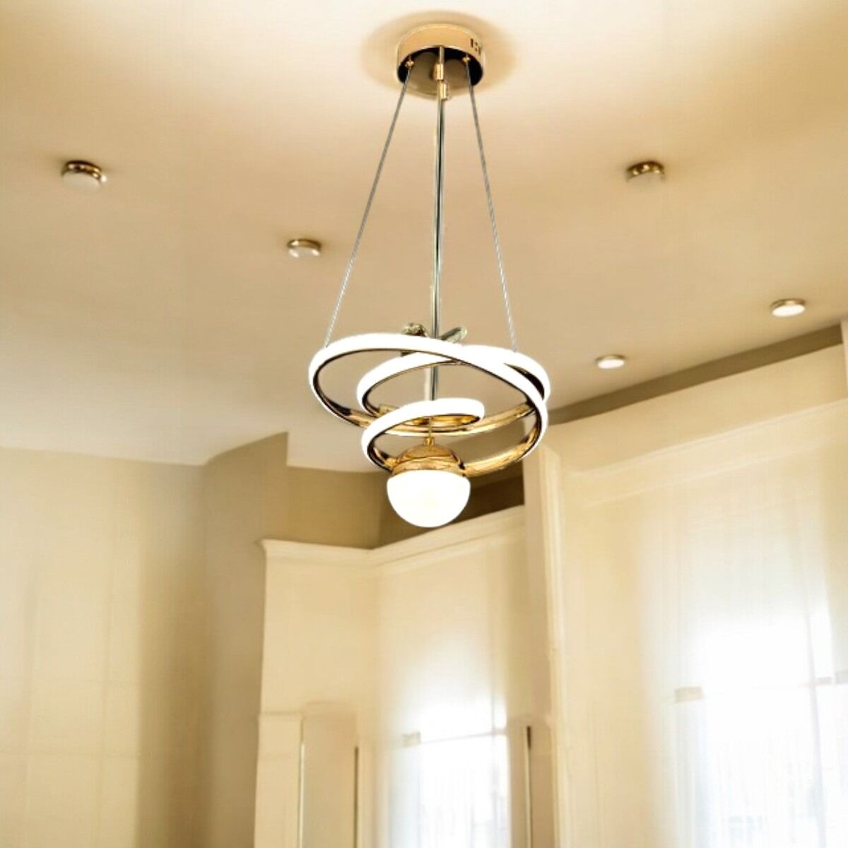 EAD-027 Gold Toplu LED Avize