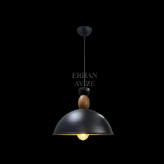 EAYM-7 30’luk Retro Siyah Avize