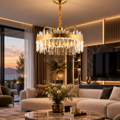 EASD-392 55 cm Eskitme Kristal LED Avize