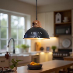 EAYM-21 30’luk Retro Siyah-Gold Avize