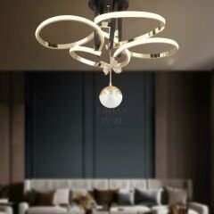 EASD-245 4’lü Gold LED Avize