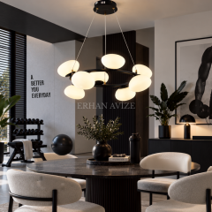 EADM-86 Yuvarlak Modern LED Avize