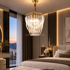 EADM-65 60 cm Gold Kristal Modern Avize
