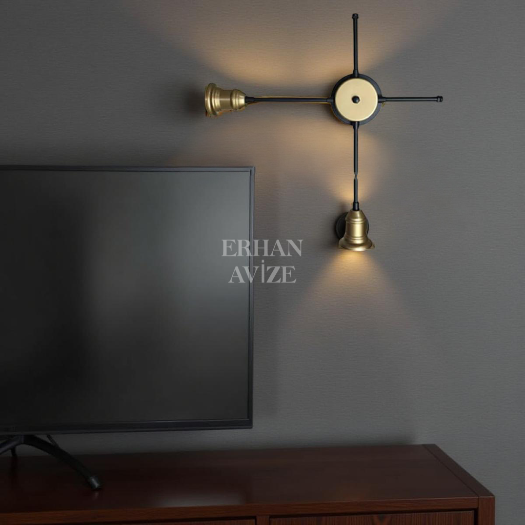 EAAP-39 44’lük Retro Statik Gold Aplik