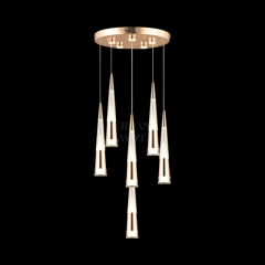 EAPV-157 6’lı Sarkıt Gold LED Avize