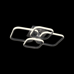 EAAD-109 Plafonyer Siyah Kareli LED Avize