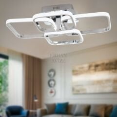 EAAD-109 Plafonyer Krom Kareli LED Avize