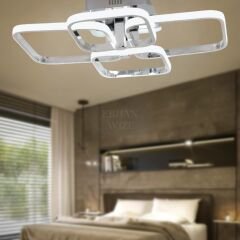 EAAD-109 Plafonyer Krom Kareli LED Avize