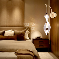 EASD-128 Aplik Gold Duvara Sıfır Pleksi Model Tasarım Aplik