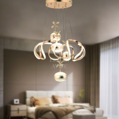 EAAD-69 Toplu Gold LED Avize