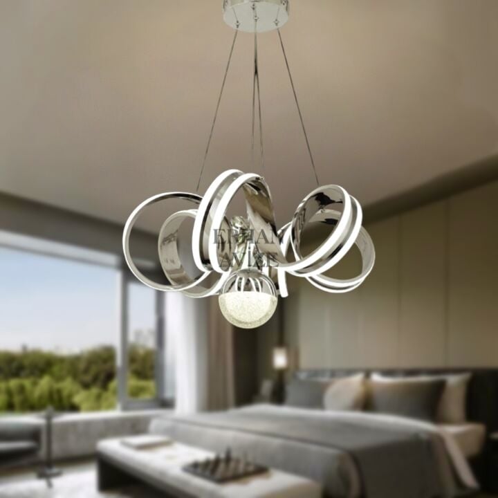 EAAD-52 Toplu Krom LED Avize