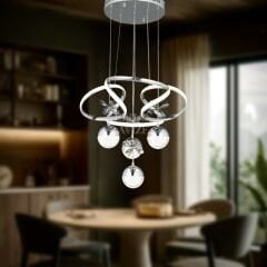 EAAD-20 Toplu Krom LED Avize