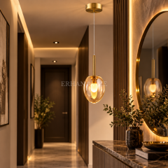 EAPD-181 Tekli Bal Eskitme Modern Camlı Avize