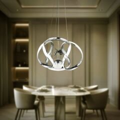 EAAD-37 Toplu Krom LED Avize