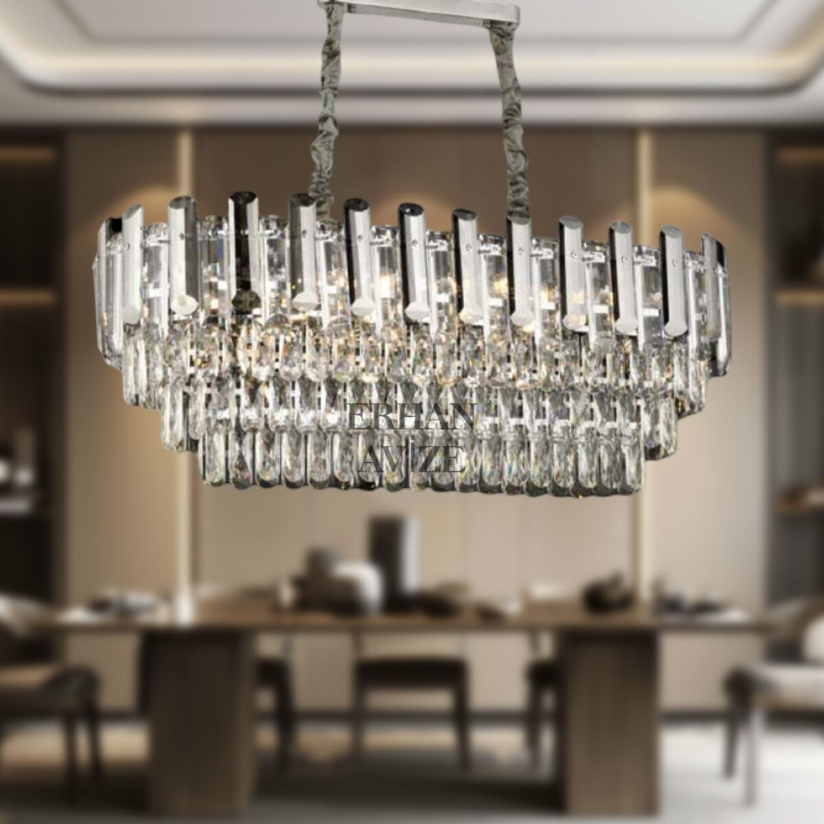 EAMT-27 YM Kristal 85’lik Krom Avize