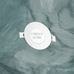 EACT-5144 Slim Panel 3W Sıva Altı Spot Beyaz Işık