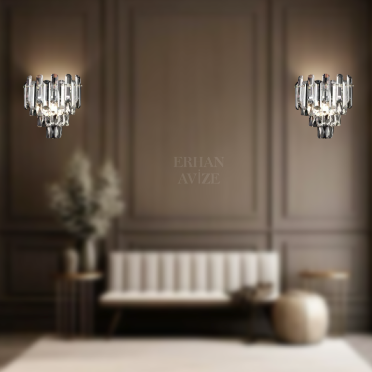 EAMT-27 Kristal 30’luk Krom Aplik