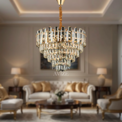 EAMT-27 Kristal 55’lik Gold Avize