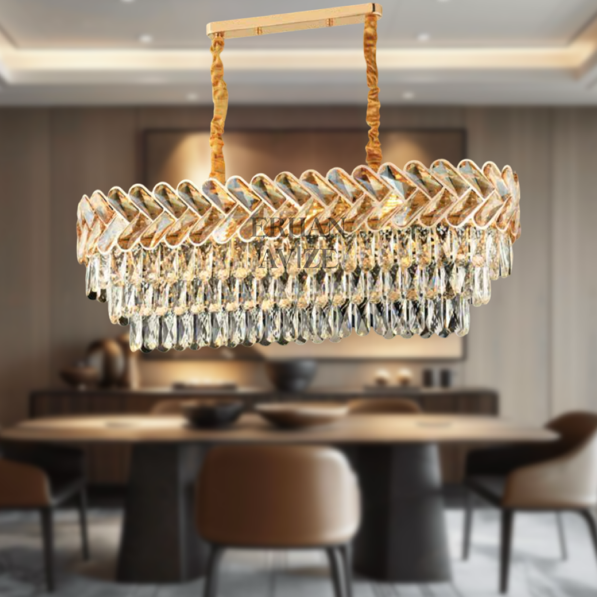 EAML-03 YM Kristal Gold Avize