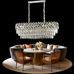 EAML-03 YM Kristal 90’lık Krom Avize