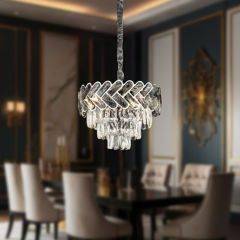 EAML-03 Kristal 40’lık Krom Avize