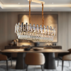 EAMT-31 YM Kristal 90’lık Gold Avize