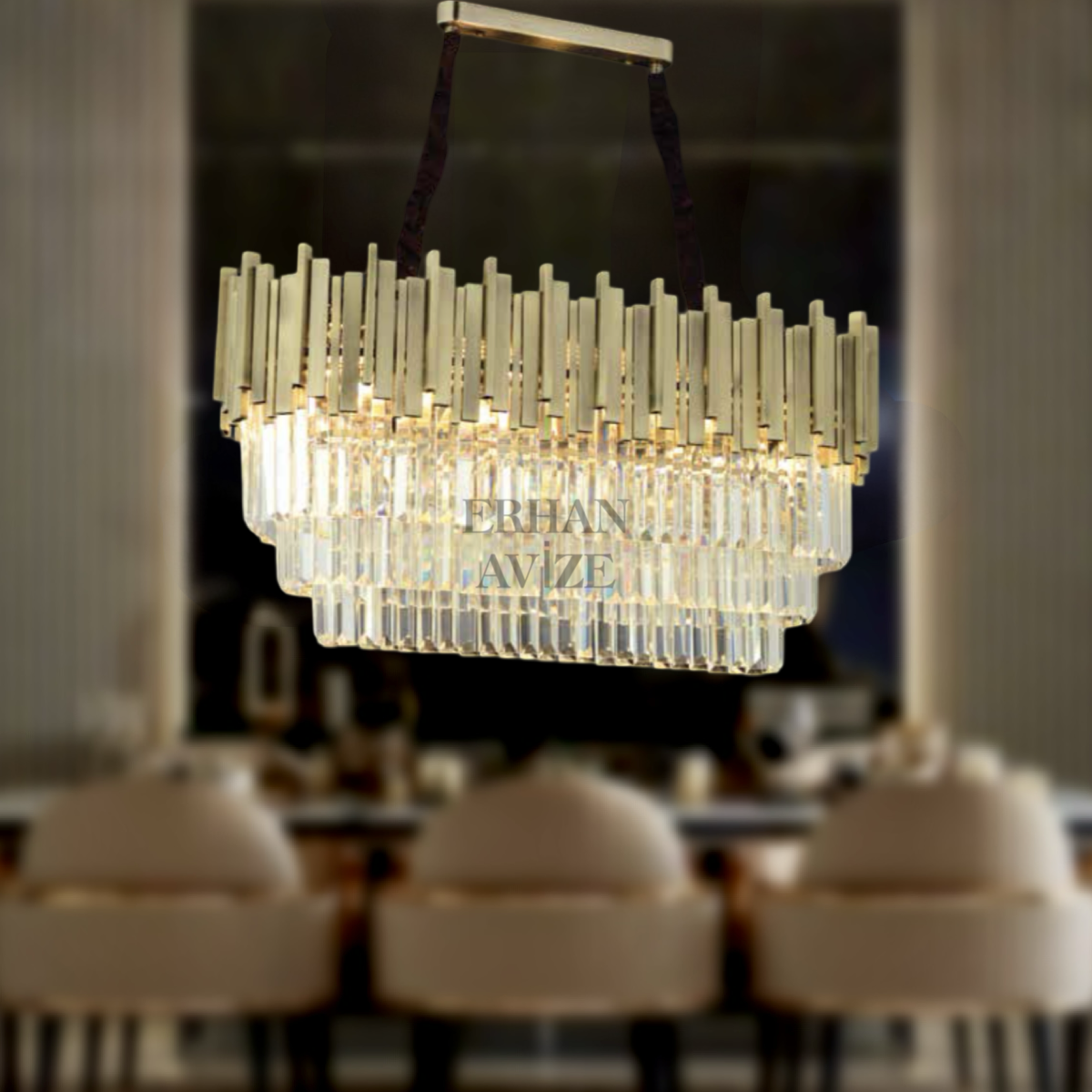 EAMT-26 YM Kristal 80’lik Eskitme Avize