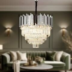 EAMT-26 Kristal 55’lik Krom Avize