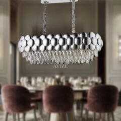 EAMT-34 YM Kristal 85’lik Krom Avize