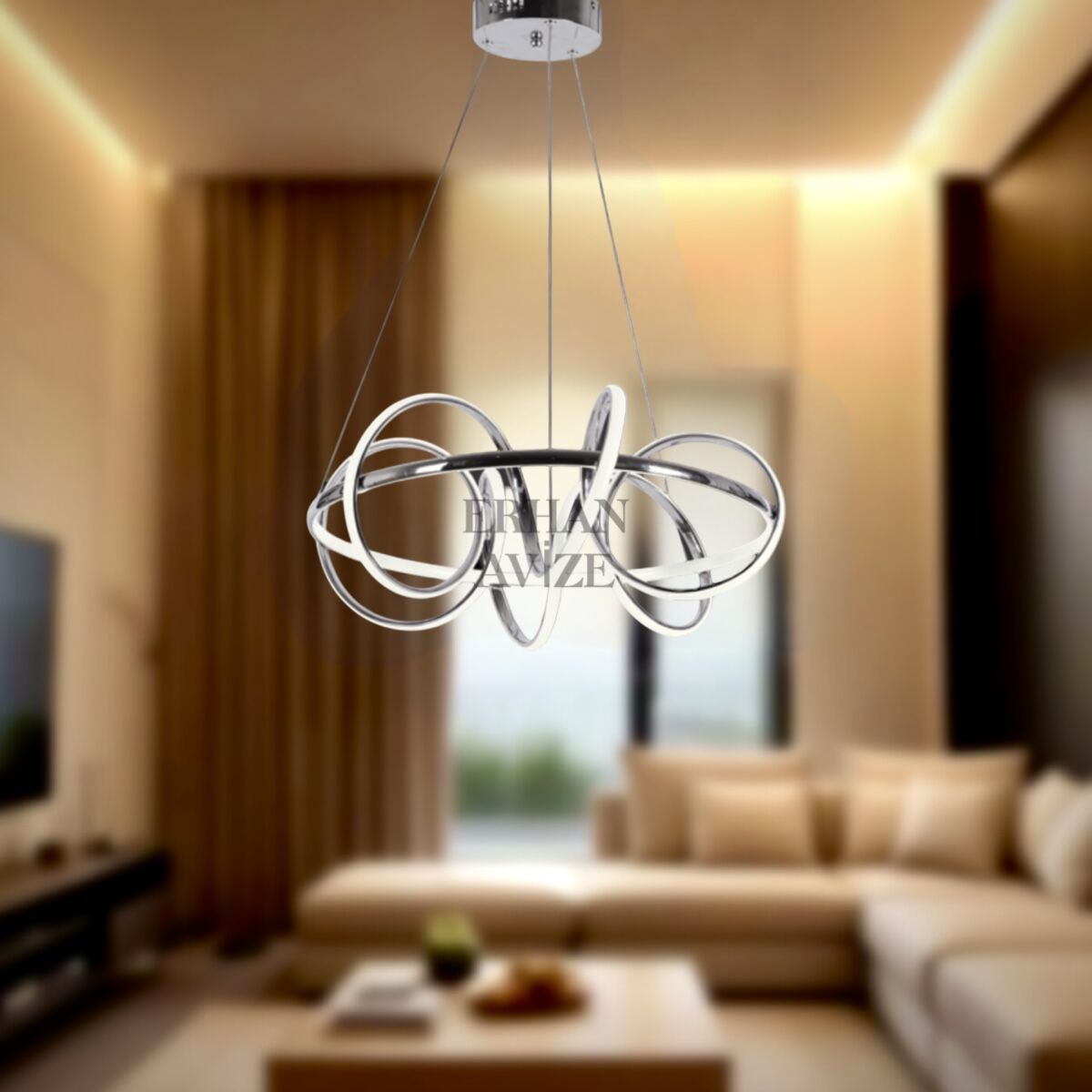 EAAD-161 50’lik Krom LED Avize
