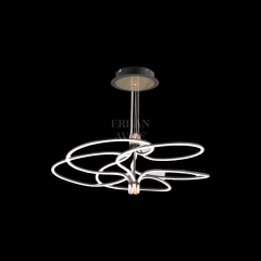 EASD-229 5’li Siyah LED Avize