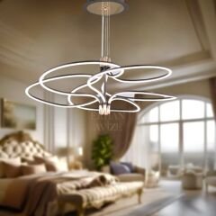 EASD-229 5’li Siyah LED Avize
