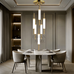 EASD-150 6'lı Sarkıt Mermer Model Eskitme LED Avize