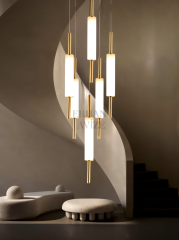 EASD-150 6'lı Sarkıt Mermer Model Eskitme LED Avize